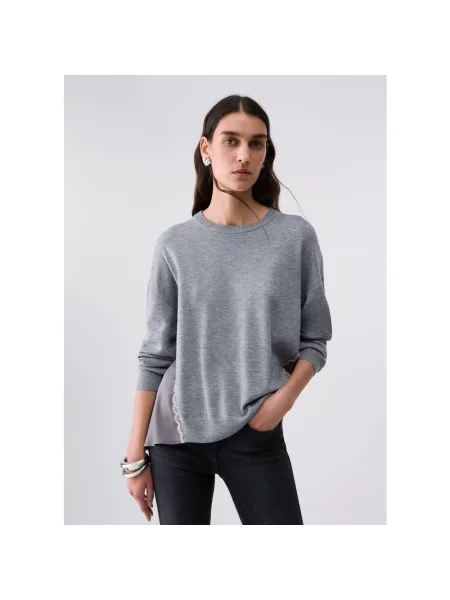 Sweter Liu Jo szary