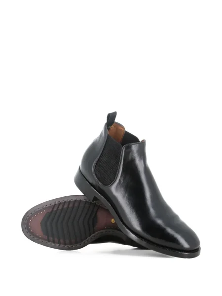 Botine Officine Creative din piele negru