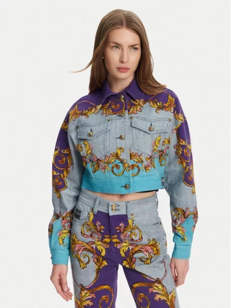 Versace Jeans Couture Jeansová bunda Barevná