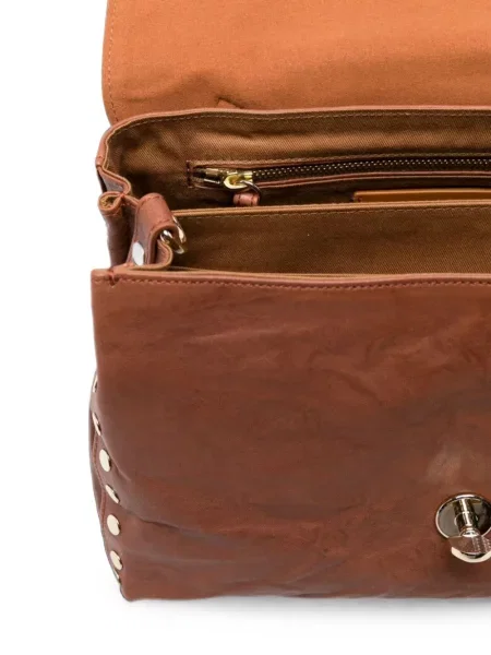 Geantă shopper Zanellato din piele maro