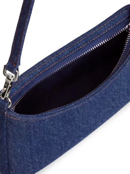 Tommy Jeans Kabelka na rameno denim / čerešňová / biela modrá