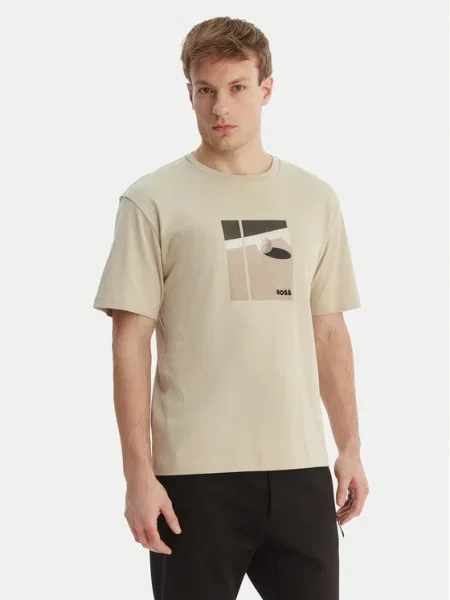 BOSS Tricou Join bej