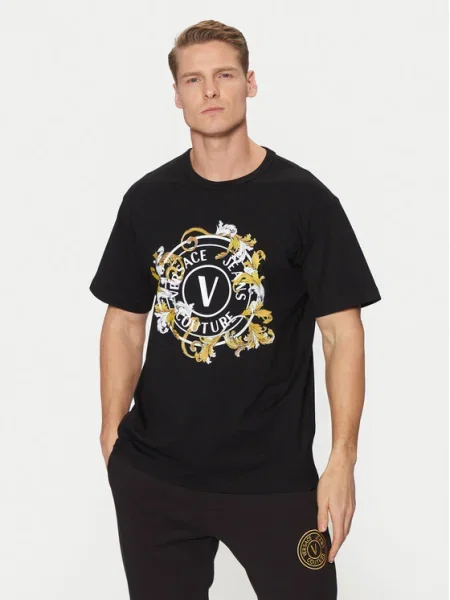 Versace Jeans Couture Póló Fekete fehér