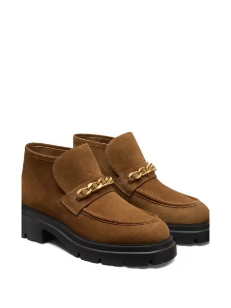 Botki Stuart Weitzman brązowe