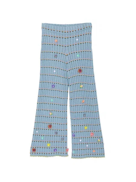 Pantaloni Yanyan Knits albastru