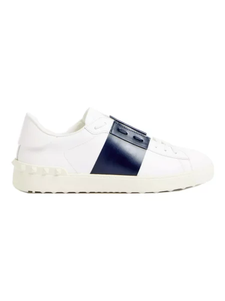 Lniane sneakersy Valentino Garavani białe