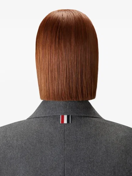 Sacou Thom Browne de lână gri