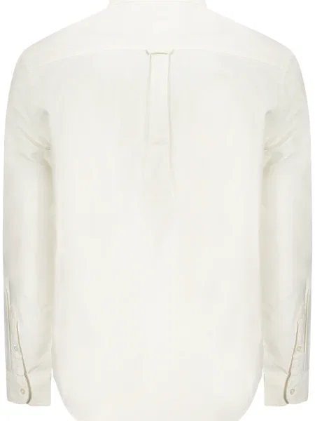 Dolgo srajca Tommy Jeans z dolgimi rokavi bela