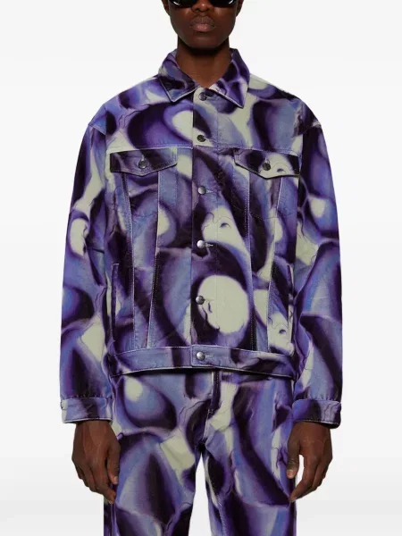 Кадифено яке Casella Meyer виолетово