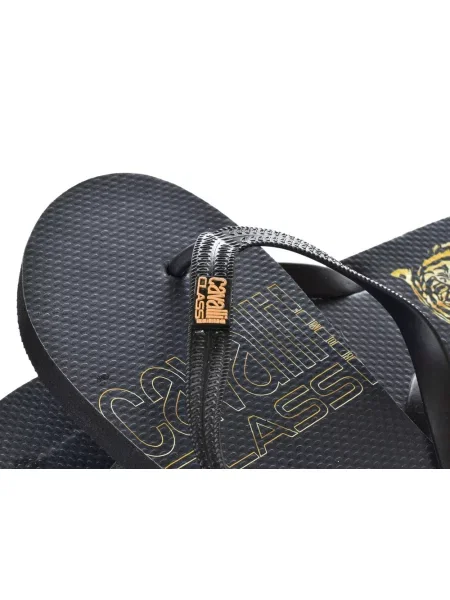 Papuci Cavalli Class Sport negru