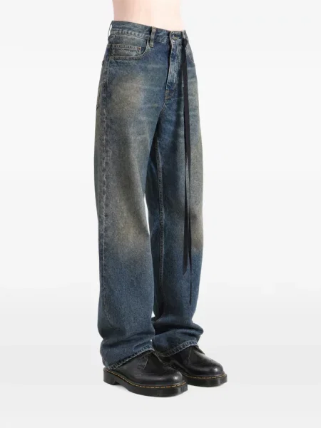 Blugi cu picior larg Ann Demeulemeester albastru