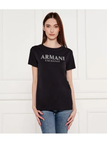 Armani Exchange Tricou negru