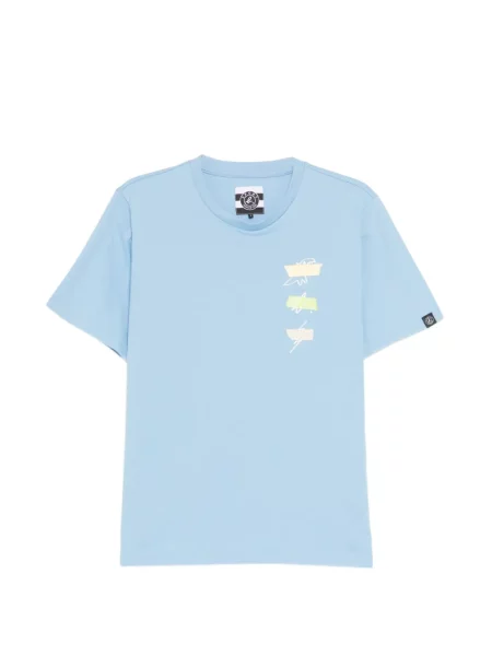 Marškinėliai Sport B. By Agnès B. su autografu mėlyna