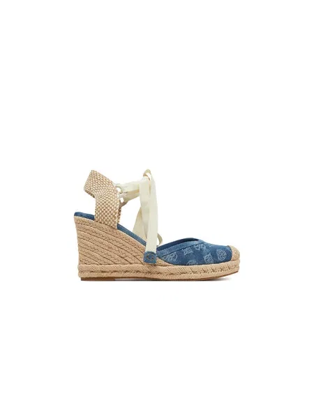 Guess Espadrilky FLJCYR modrá