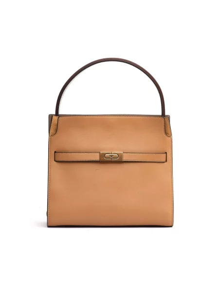 Torebka Tory Burch zamszowa beżowa