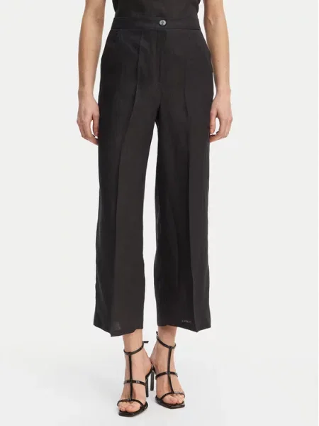 Marella Pantaloni culotte Clava negru