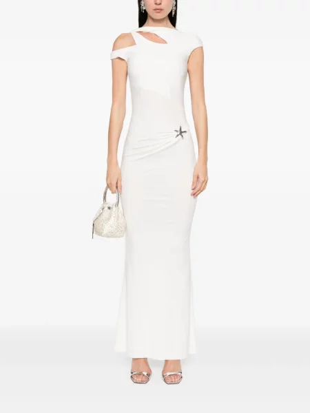 Rochie maxi Moos Studio de costum alb