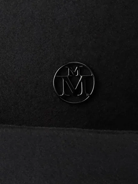 Căciulă Maison Michel cu funde negru