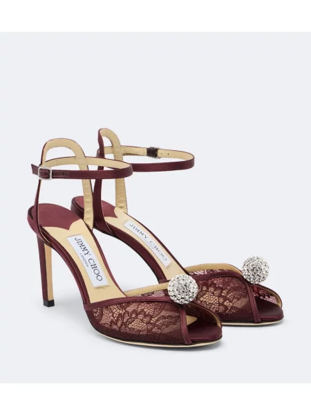 Sandale Jimmy Choo din dantelă
