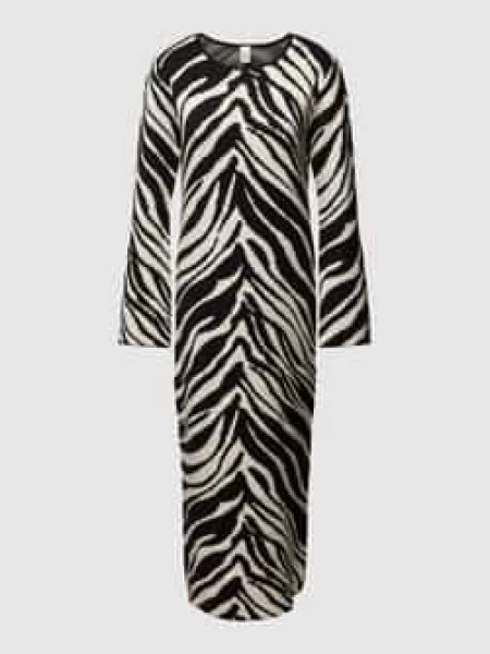 Sukienka midi ze zwierzęcym nadrukiem model ‘Malla’ Y.a.s