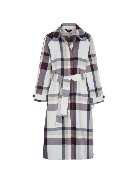 TOMMY HILFIGER Prechodný kabát Tommy Hilfiger Mantel krémová hnedá