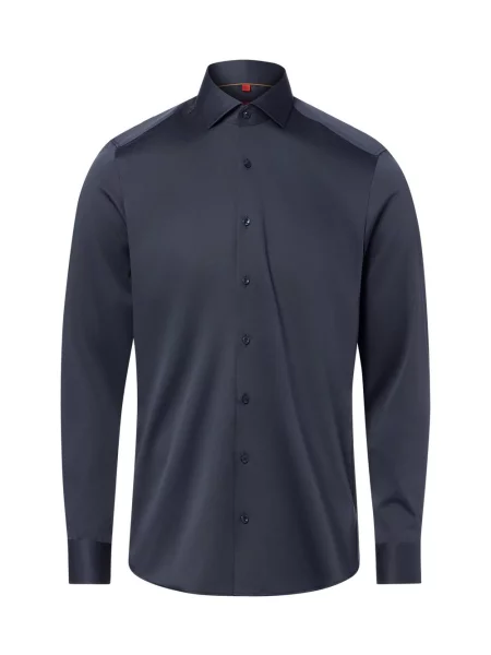 Finshley & Harding Koszula Mężczyźni Slim Fit 38 niebieski