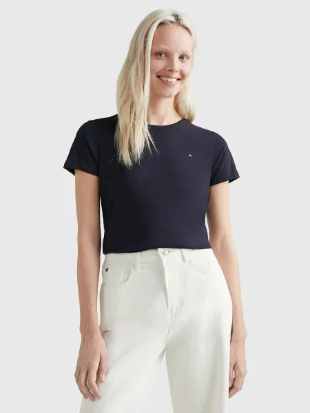 Тениска Tommy Hilfiger тъмносиньо
