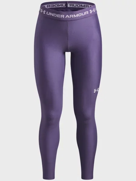Дитячі штани Under Armour фіолетові