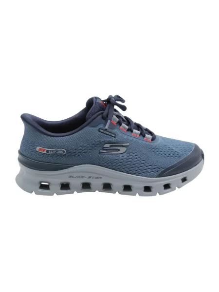 Sneakersy Skechers niebieskie