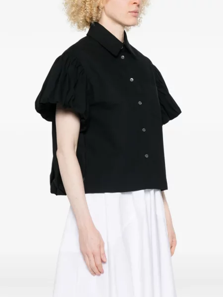 Marškiniai Collection Privée? su raukiniais juoda