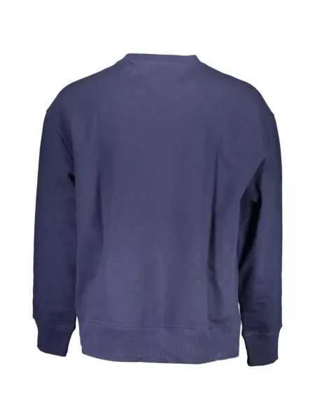 Pulover Tommy Hilfiger cu broderie albastru