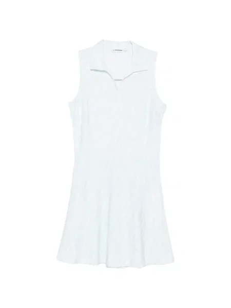 Mała sukienka mini J.lindeberg z nadrukiem garniturowa zielona