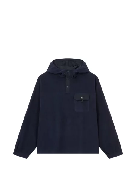 Hanorac cu glugă Tomboy din fleece albastru