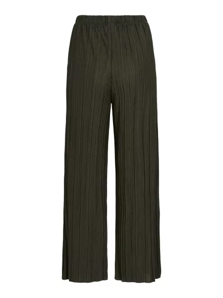 VILA Pantaloni VIPLISA pin verde