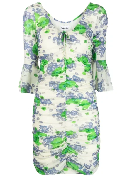 Rochie Ganni cu model floral cu imagine