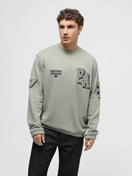 Світшот Emporio Armani зелений