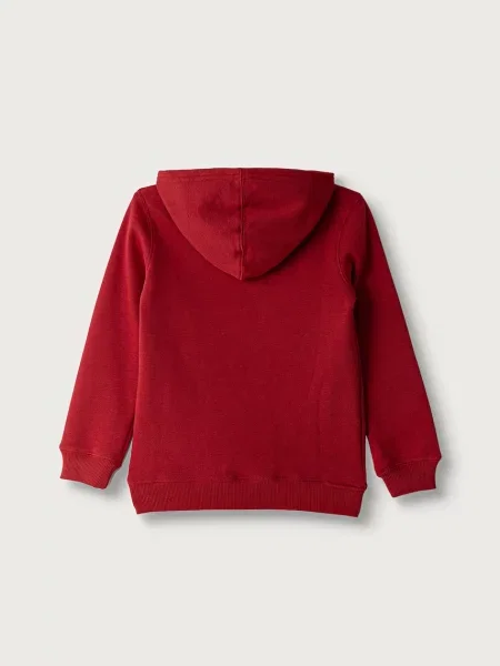 Levi's dukserica za djecu s pamukom MINI BATWING HOODIE crvena