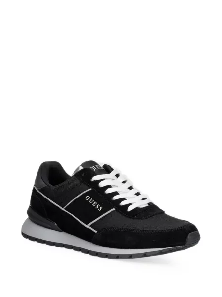 Sneakerși Guess cu imagine negru