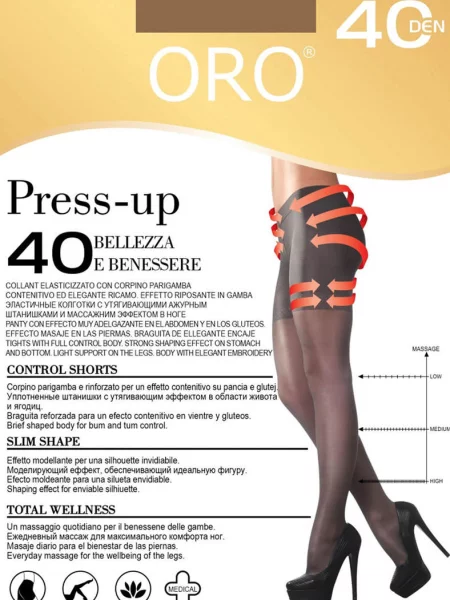 Колготы Oro черные