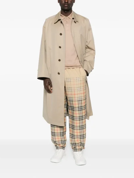 Pantaloni Burberry în carouri