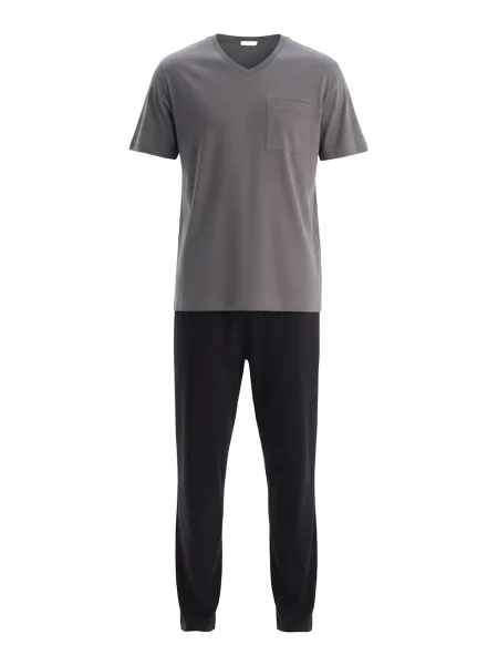 Dagi Pyžamové kalhoty šedá černá