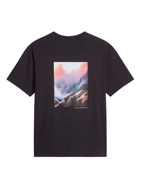Koszulka sportowa The North Face z nadrukiem czarna
