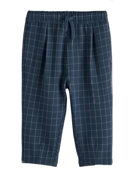 Next Pantaloni bleumarin alb