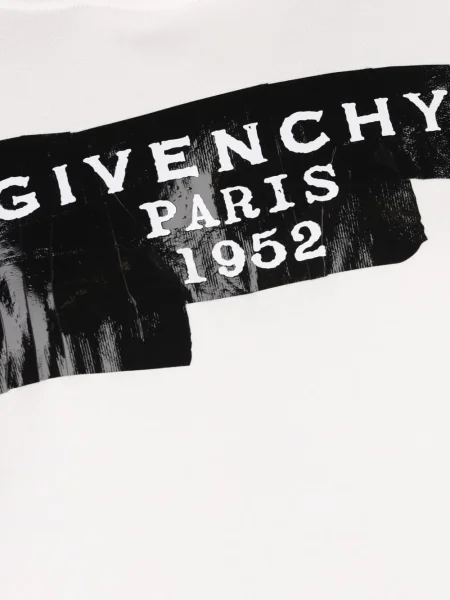 Hanorac cu glugă Givenchy cu imagine alb