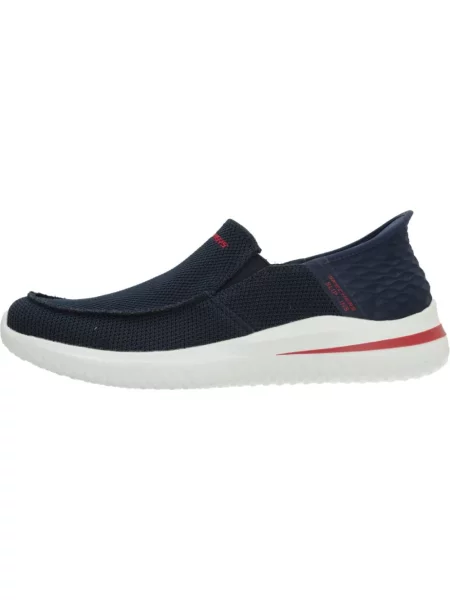 Sneakersy Skechers casual niebieskie