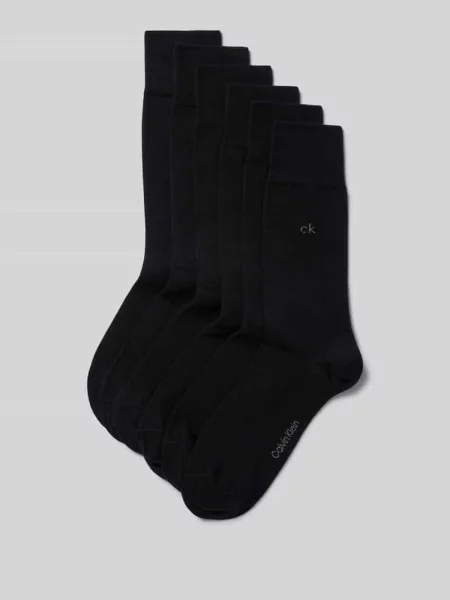 Calvin Klein Skarpety 6 Par schwarz czarne