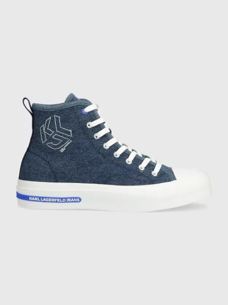 Високи кецове Karl Lagerfeld Jeans KLJ VULC синьо