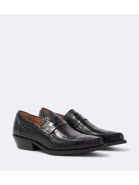 Pantofi loafer Our Legacy din piele negru