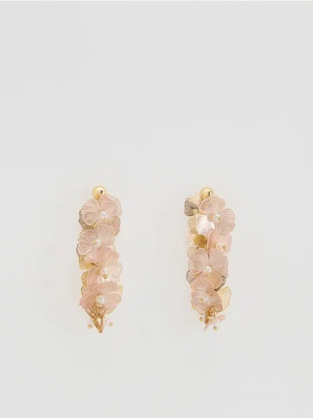 Серьги Reserved в цветочек