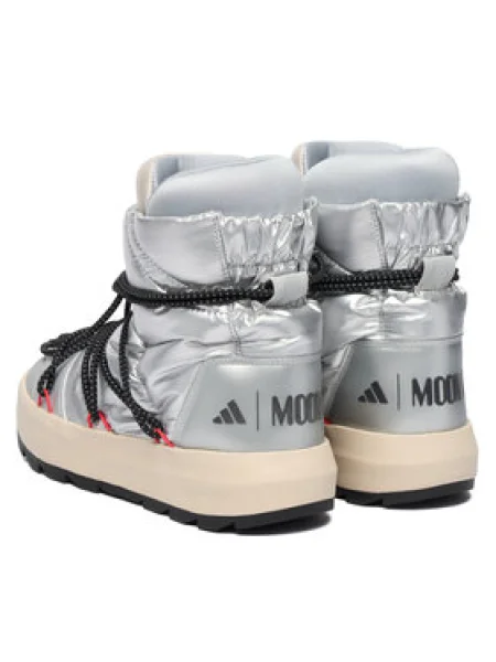 Adidas Snehule Moon Boot Ace strieborná